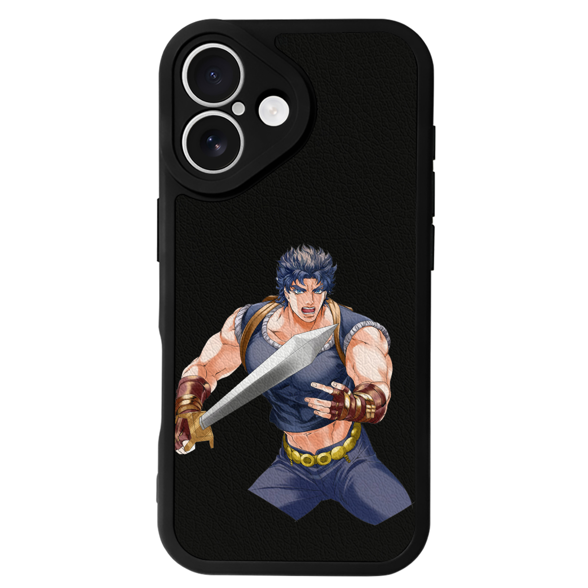 （画像用） ジョジョの奇妙な冒険 /ジョナサン?ジョースター JoJo's Bizarre Adventure Jonathan Joestar 【iPhone 16シリーズ対応】シリコンスマホケース（レザー調） 材質：シリコン
